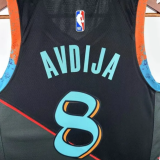 2025 Wizards AVDIJA #8 Black City Edition 1:1 Quality NBA Jersey