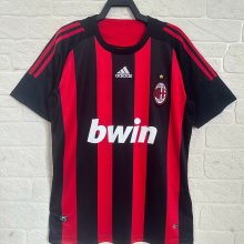 2008/2009 AC Milan Home Fans 1:1 Retro Soccer Jersey