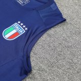 24/25 Italy Training Suit Blue 1:1 Quality Training Vest（A-Set