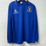 1982 Italy Special Edition Long Sleeve Fans 1:1 Retro Soccer Jersey