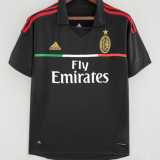 2011/2012 AC Milan Third Black Fans 1:1 Retro Soccer Jersey