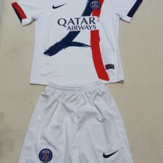 24/25 PSG Paris Away Kids Kits 1:1 Quality Soccer Jersey