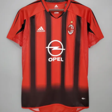 2004/2005 AC Milan Home Fans 1:1 Retro Soccer Jersey