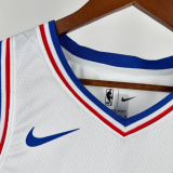 2025 76ers GEORGEG #8 White 1:1 Quality NBA Jersey 热压