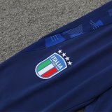 24/25 Italy Training Suit White 1:1 Quality Training Jersey