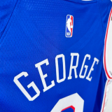 2025 76ers GEORGEG #8 Blue 1:1 Quality NBA Jersey 热压