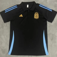 24/25 Argentina Black POLO Short Jersey 1:1 Quality Soccer Jersey