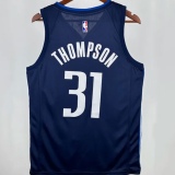 2025 Mavericks THOMPSON #31 Sapphire Blue 1:1 Quality NBA Jersey