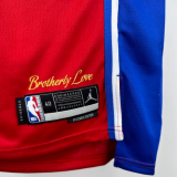 2025 76ers GEORGEG #8 Red 1:1 Quality NBA Jersey 热压