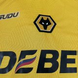 24/25 Wolves Home Yellow Fans 1:1 Quality Soccer Jersey