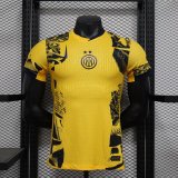 24/25 Inter Milan Third Yellow Player 1:1 Quality Soccer Jersey