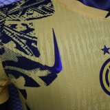 24/25 Inter Milan Third Yellow Player 1:1 Quality Soccer Jersey