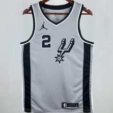 2021 Spurs LEONARD #2 Grey 1:1 Quality NBA Jersey