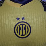 24/25 Inter Milan Third Yellow Player 1:1 Quality Soccer Jersey