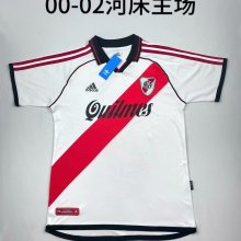 2000/2002 River Plate Home white Fans 1:1 Retro Quality Soccer Jersey