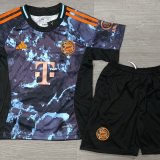 24/25 Bayern Munich Away Kids Kits 1:1 Quality Soccer Jersey