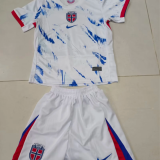 24/25 Norway Away Kids Soccer Jersey