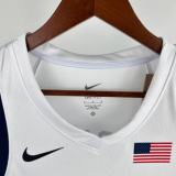 2025 Team USA BOOKER #15 White 1:1 Quality NBA Jerseys