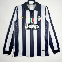 2014/2015 Juventus Home Long Sleeve Retro 1:1 Quality Soccer Jersey