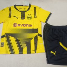 24/25 Dortmund Away Kids Kits 1:1 Quality Soccer Jersey