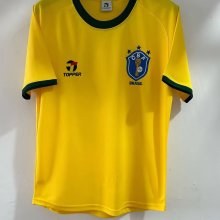 1982 Brazil Home Fans Retro 1:1 Quality Soccer Jersey