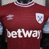 24/25 West Ham Home Player 1:1 Quality Soccer Jersey