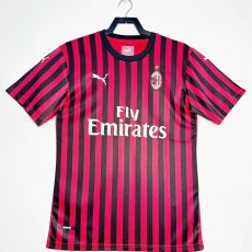 2019/2020 AC Milan Home Red Fans Retro 1:1 Quality Soccer Jersey