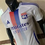 24/25 Lyonnais Home White Player 1:1 Quality Soccer Jersey