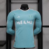 24/25 Inter Miami CF Third Long Sleeve Player 1:1 Quality Soccer Jersey