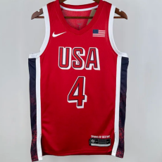 2024 Team USA CURRY #4 1:1 Quality NBA Jerseys