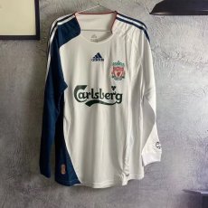 2006/2008 Liverpool Away Long Sleeve Retro 1:1 Quality Soccer Jersey