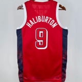 2024 Team USA HALIBURTON #9 Red 1:1 Quality NBA Jerseys