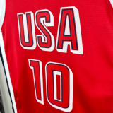 2024 Team USA TATUM #10 Red 1:1 Quality NBA Jerseys