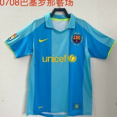 2007/2008 Barcelona Away 1:1 Quality Retro Soccer Jersey