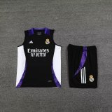 24/25 Real Madrid Black 1:1 Quality Training Vest（A-Set）