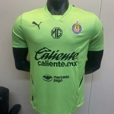 24/25 Chivas Green Goalkeeper Player 1:1 Quality Soccer Jersey