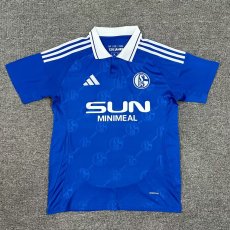 24/25 Schalke 04 Blue Home Fans 1:1 Quality Soccer Jersey