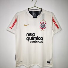 2012 Corinthians Home White 1:1 Retro Quality Soccer Jersey