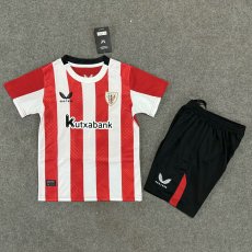 24/25 Sevilla FC Home Kids Kits 1:1 Quality Soccer Jersey