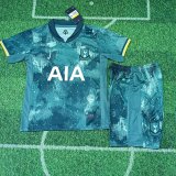 24/25 Tottenham Third Green Kids 1:1 Quality Soccer Jersey