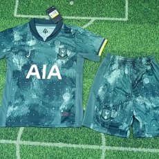 24/25 Tottenham Third Green Kids 1:1 Quality Soccer Jersey