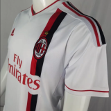 2011/2012 AC Milan Away White Fans 1:1 Retro Soccer Jersey