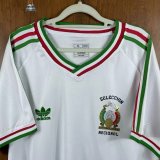 1985 Mexico White Fans Retro 1:1 Quality Soccer Jersey