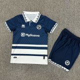 24/25 Millwall Home Kids Kits 1:1 Quality Soccer Jersey