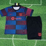 24/25 Barcelona Special Edition Kids Kits 1:1 Soccer Jersey