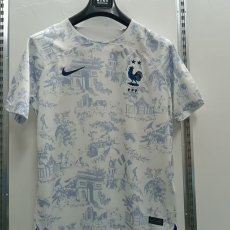 2022 France Away Fans 1:1 Quality Retro Soccer Jersey