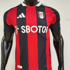 24/25 Fulham Away Red Player 1:1 Quality Soccer Jersey