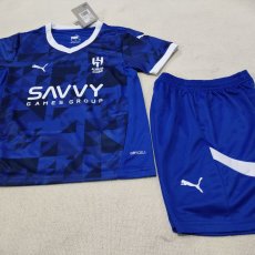 24/25 Al Hilal SFC Home Kids 1:1 Quality Soccer Jersey