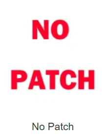 NO PATCH