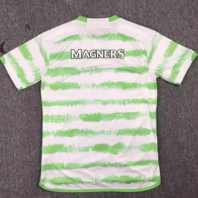 23-24 Celtic White Green Fans Soccer Jersey